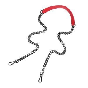 Unique Bargains Metal Corrosion-Resistant PU Leather Purse Flat Chain Strap - 1 of 4
