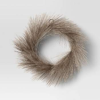 XL Shimmer Long Needle Pine Christmas Wreath - Threshold™