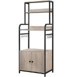 Yaheetech 59" Kitchen Storage Rack with Cabinet and Shelves