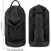 Backpack Laundry Bag, Laundry Backpack with Shoulder Straps and Mesh Pocket Durable Nylon - 2 of 4