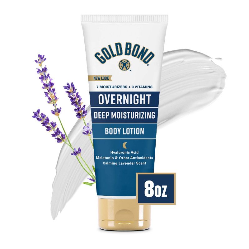 Gold Bond Ultimate Overnight Lotion Scented - 8oz, 1 of 9