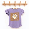 The Juniper Shop SmileyWorld Summer Wave Stacked Flutter Sleeve Tee - 3 of 4