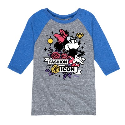 Boys' - Disney - Minnie Mouse is a Fashion Icon Raglan Graphic T-Shirt