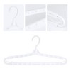REGALWOVEN Non-Slip Plastic Adjustable Durable Clothes Hangers 10Pcs - 3 of 4