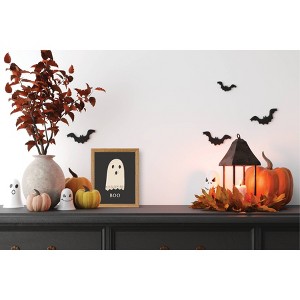 Petal Lane 8"x10" Ghost Boo Rustic Brown - 1 of 3