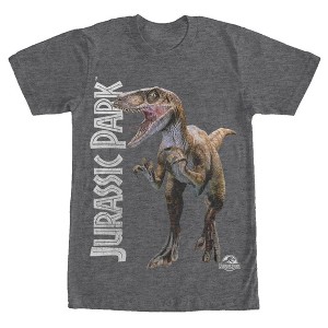 Men's Jurassic Park Velociraptor Logo T-Shirt - 1 of 4
