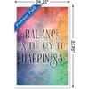 Trends International Brigid Ashwood - Balance is the Key Framed Wall Poster Prints - 3 of 4