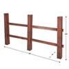 Beistle 3-D Brown Fence Prop, 3' 8" x 6' 7", (1/Box) Brown - 3 of 3