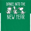 Men's - Peanuts - Dance Into The New Year Short Sleeve Graphic T-Shirt - 2 of 4