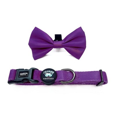 Joyride Harness Premium Matching Dog Collar + Free Removable Bowtie