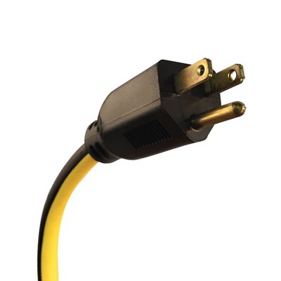 Usw 12/3 100ft Sjtw Yellow Heavy-duty Lighted Extension Cord : Target