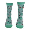 Crazy Dog Women's I Find You Quite Ribbiting Socks Funny Sarcastic Frog Graphic Novelty Footwear for Ladies - 3 of 4