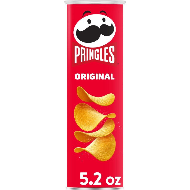 Pringles Original Flavored Potato Crisps Chips - 5.2oz, 1 of 12
