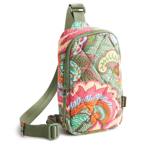 Рюкзаки Vera Bradley Women's Featherweight Small Lorman Sling Backpack Leaf Me Not Paisley