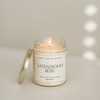 Sweet Water Decor Sandalwood Rose 9oz Clear Jar Soy Candle - 2 of 3