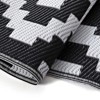 Washable Outdoor Rug with Classic Checked Pattern - 4 of 4