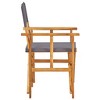 vidaXL Director foot s Chairs 2 pcs Solid Acacia Wood - 4 of 4