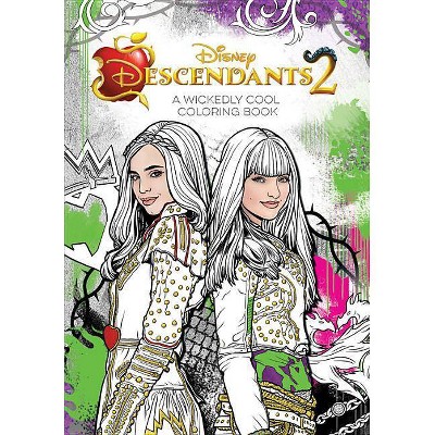 Descendants 2 Wickedly Cool Coloring Book (Paperback) (Disney Book Group)