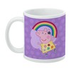 Peppa Pig Rainbow Ceramic Coffee Mug  Novelty Gift Mugs for Coffee  Tea and Hot Drinks  11oz  White - 3 of 4