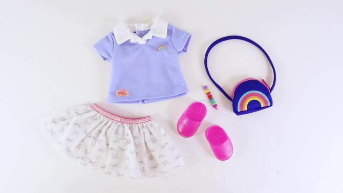 Our Generation School Uniform Outfit for 18&#34; Dolls - Rainbow Academy, 2 of 10, play video