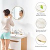 FONTOI 20 Inch Circle Gold Mirror Bathroom Vanity Mirrors Decorative Mirror Round Wall Home Hanging Mirror, Home Decoration, Anti-Rust - 4 of 4