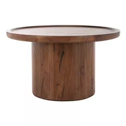 Devin Round Pedestal Coffee Table - Safavieh