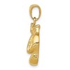 Black Bow Jewelry 14k Yellow Gold Small Polished Boxing Gloves Pendant - 2 of 4