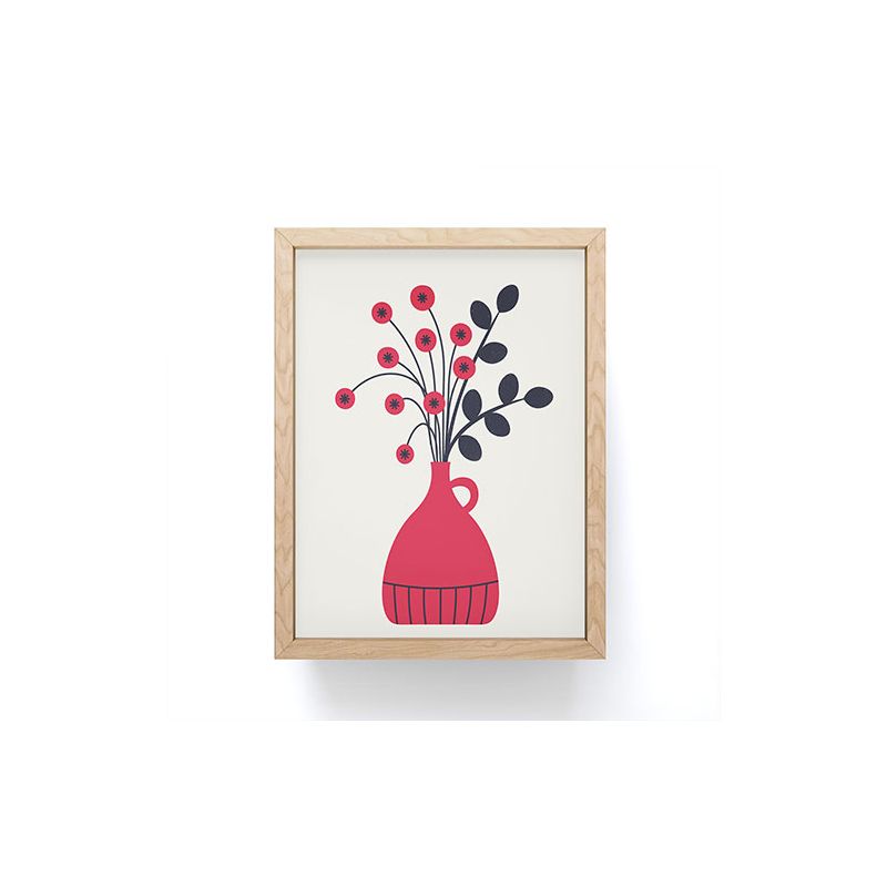 Alisa Galitsyna Red Vase Framed Mini Art Print - Society6, 1 of 4