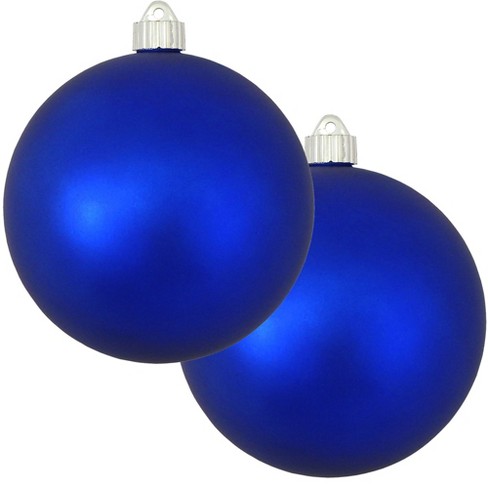 Christmas by Krebs Blue Police Logo Christmas Ball Ornaments 3.25 (80mm)