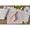 Design Imports Cottontail Garden Plaid Reversible Table Runner - 3 of 4