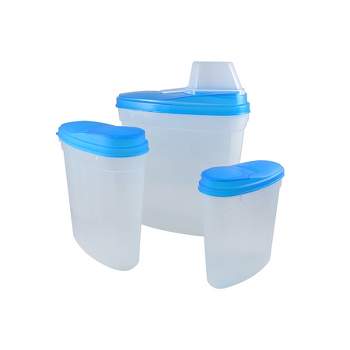 Stor-All Solutions Assorted Food Keeper with Scoop Lid 3-Pack: Versatile Storage Solutions for Every Kitchen
