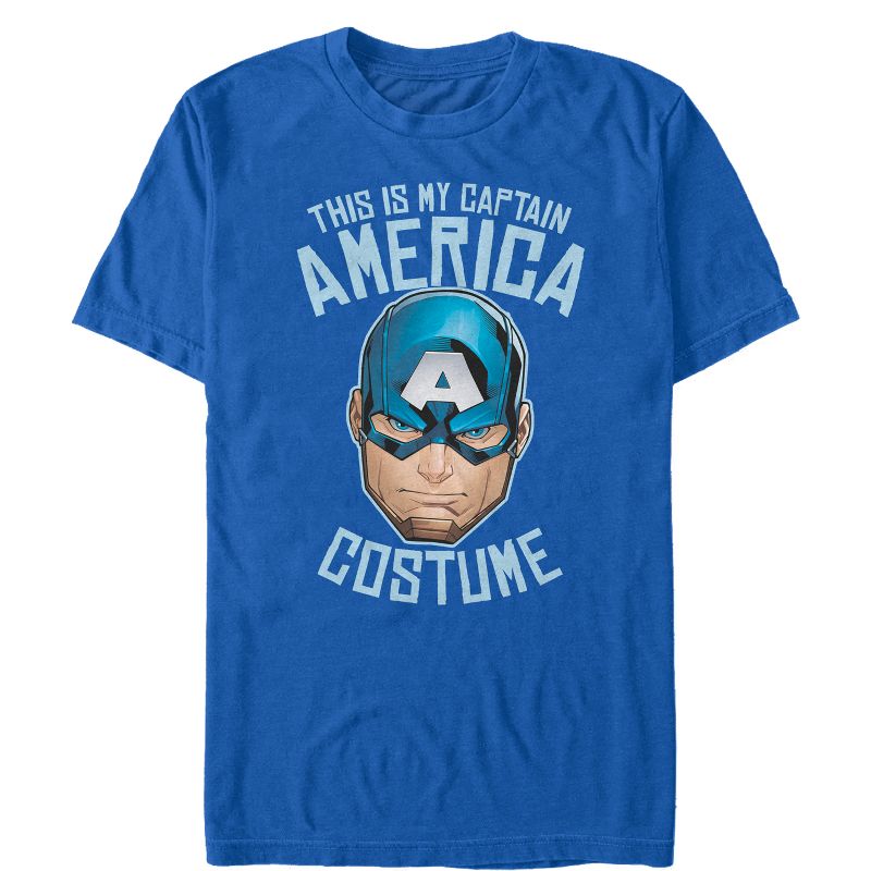 Men's Marvel Halloween My Captain America Costume T-Shirt, 1 of 5