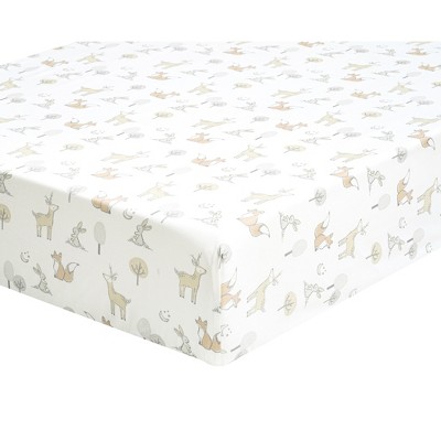 Mills Waffle Taupe Crib Fitted Sheet - Levtex Baby : Target