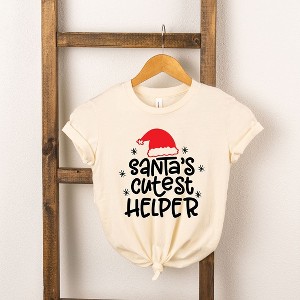 The Juniper Shop Santa's Cutest Helper Youth Short Sleeve Tee - 1 of 2