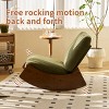 CAVINAS Accent Chair Glider Rocking Chair Upholstery Rocking Chair with Solid Wood Frame Reading Chair - 4 of 4