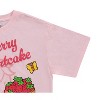 Ladies Strawberry Shortcake Fashion Shirt - Ladies Classic Strawberry Shortcake Clothing - Strawberry Shortcake Blueberry Muffin Tee (Pink, X-Large) - 4 of 4