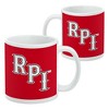 Rensselaer Polytechnic Institute Primary Logo Ceramic Coffee Mug Novelty Gift Mugs for Coffee Tea and Hot Drinks 11oz White - 2 of 4