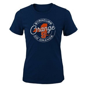 NCAA Syracuse Orange Girls' Short Sleeve Crew Neck T-Shirt - 1 of 1
