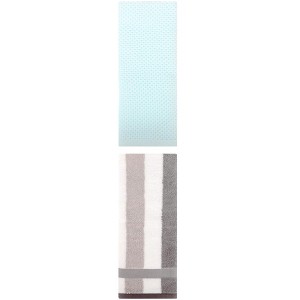 REGALWOVEN Cotton Soft Absorbent Bathroom Hand Towel for Kitchen Hotel and Spa 13" x 30"/13" x 29" 2 Pcs - 1 of 4