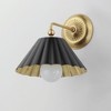 Maxim Lighting Primrose 1 - Light Wall Light in  Black/Gold Leaf - 3 of 4