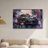 Art Remedy Porsche's Vibrant Lux Car Paintings Framed - 2 of 4