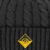 NCAA Iowa Hawkeyes Saige Knit Cuffed Pom Beanie: Midweight Acrylic, Tagless Design - 3 of 3