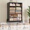 GustoWave 4+2 Dresser for Bedroom, 46.6" Tall Dresser, Tall Drawer with Storage Freestanding, Wooden Closet Storage Chest - 3 of 4
