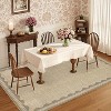 Acekool Washable Area Rug, Non Slip Soft Low Pile Carpet, Geometric Bordered Modern Accent for Living Room Bedroom Nursery, Lightweight - 3 of 4