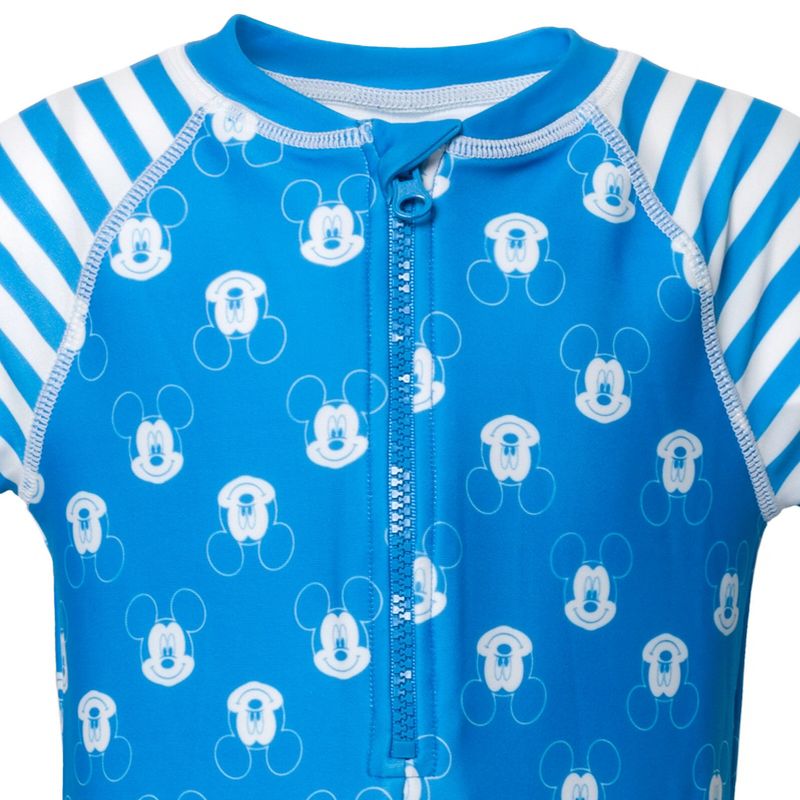 Disney Mickey Mouse Toy Story Baby Zip Up Swim Sunsuit Newborn to Infant, 3 of 7