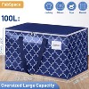 6 Pack Moving Bags, Extra Large Moving Supplies, Heavy Duty Storage Bags, Packing Bags Reinforced Zippers & Handles - 3 of 4
