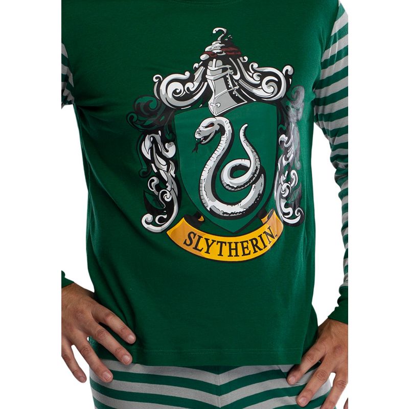 Harry Potter Hogwart's House Crest Tight Fit Adult Cotton Pajama Set, 4 of 6