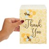 Sparkle and Bash 100 Pack Bumble Bee Paper Treat Bags for Baby Shower, Party Favor Bags for Kids Goodie, Gifts, Decorations, 5x7 in - 3 of 4