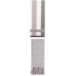 REGALWOVEN 2 Packs Cotton Absorbent Soft Decorative Bathroom Hand Towel for Kitchen - 1 of 4