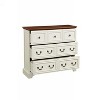 Akoasm Storage Dresser With Natural Texture Drawers For Bedroom, Living Room-Antique White - 3 of 4